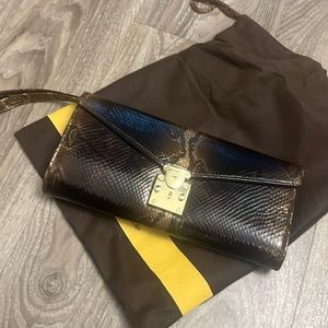 Snake Skin Clutch